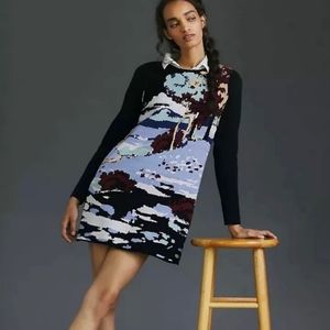 NWT  Maeve Scenic Mini Sweater Dress